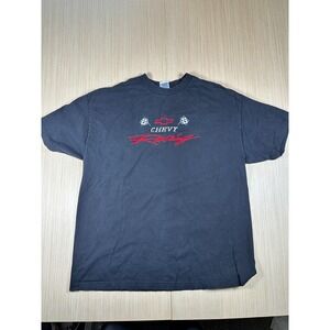 Vintage Alstyle‎ Apparel & Activewear Chevy Racing T Shirt Mens XL Black Graphic